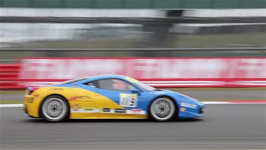 Andrii Lebed Ferrari 458, Silverstone Circuit, England