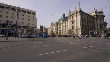 Palace Of Justice & Road, Munich, Germany