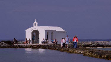 White Saint Nicholas Church, Georgioupoli, Crete, Greece