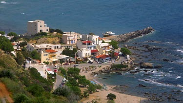 Apartments, Shops & Village Road, Plakias, Crete, Greece