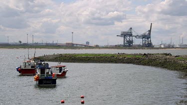 Teesport View From South Gare, South Gare, Redcar, England