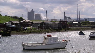 Paddy'S Hole Harbour & Blast Furnace, South Gare, Redcar, England