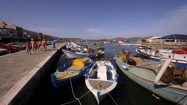 Fishing Boats In Harbour, Elounda, Crete, Greece