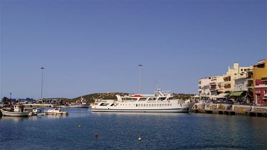 Fishing & Cruise Boats In Harbour, Agio Nikolaos, Crete, Greece