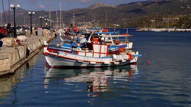 Fishing Boats In Harbour, Sitia, Crete, Greece
