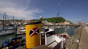 Coronia Tourist Boat In Harbour, Scarborough, North Yorkshire, England