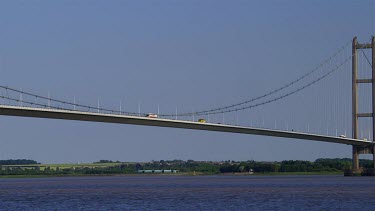 Centre Of Humber Bridge, Hessle, Hull, England