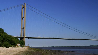 Humber Bridge & Estuary, Hessle, Hull, England
