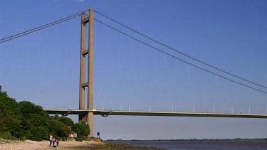 Humber Bridge, North Bank Support Towers, Hessle, Hull, England