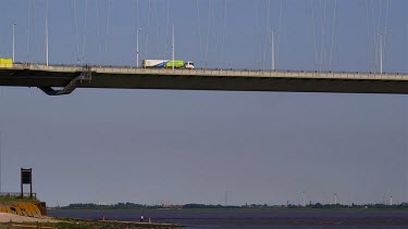 Section Of Humber Bridge, Hessle, Hull, England