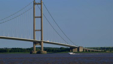 Humber Bridge, South Bank Support Tower, Hessle, Hull, England