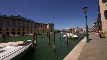 Boats & Ferries At Fondamenta S. Simeone Piccolo, Venice, Venezia, Italy