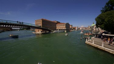 Boats & Ferries On Grand Canal Near Piazzale Roma, Venice, Venezia, Italy