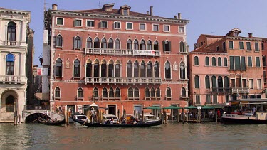 Gondolas, Ferries & Water Taxi, Rialto, Grand Canal, Venice, Italy