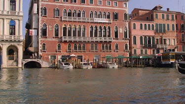 Gondolas, Ferries & Water Taxis, Rialto, Grand Canal, Venice, Italy