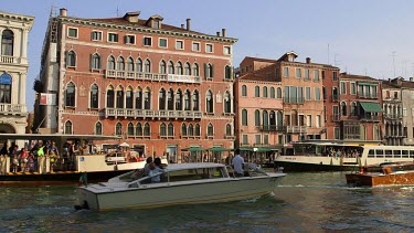 Gondolas, Ferries & Water Taxis, Rialto, Grand Canal, Venice, Italy