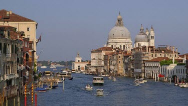 Gondolas, Ferries & Water Taxis, Grand Canal, Venice, Italy