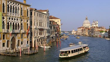 Passenger Ferry & Water Taxis, Grand Canal, Venice, Italy