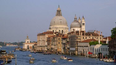 Basilica Di Santa Maria Della Salute & Boats, Grand Canal, Venice, Italy