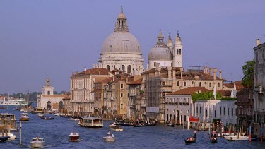 Basilica Di Santa Maria Della Salute & Boats, Grand Canal, Venice, Italy