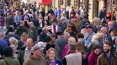 Crowd Of People, Pickering, North Yorkshire, England
