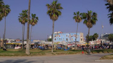 History Is Myth Mural & Boardwalk, Venice Beach, Venice, California, Usa