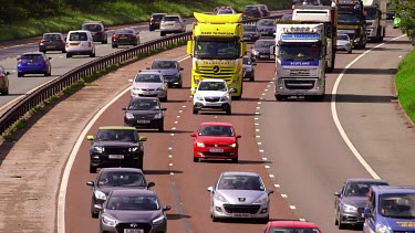 Cars & Lorry Traffic, M6 Motorway, Cheshire, England