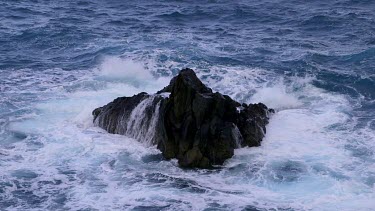 Atlantic Ocean Surf & Rock, Porto Moniz, Madeira, Portugal