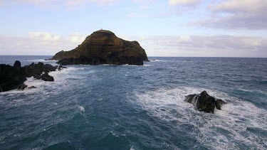 Atlantic Ocean & Porto Moniz Rock, Porto Moniz, Madeira, Portugal