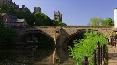 Durham Cathedral, Bridge, River Wear, Durham, England