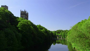 Durham Cathedral, Bridge, River Wear, Durham, England