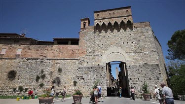 Entrance Gate & Tower, San Gimignano, Tuscany, Italy
