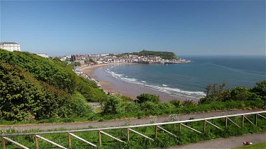 South Bay From Espanade, Scarborough, North Yorkshire, England