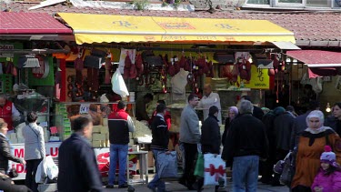 The Spice Bazaar Cheese Stall, Eminonu, Istanbul, Turkey