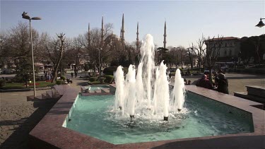 Tube Water Fountain, Sultanahmet, Istanbul, Turkey