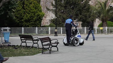 Faith Police & Zabita Electric Scooters, Sultanahmet, Istanbul, Turkey