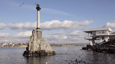 The Monument To The Scuttled Or Sunken Ships, Sevastopol, Crimea, Ukraine