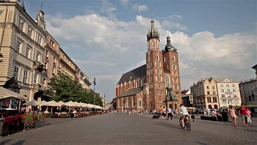 Saint Mary'S Mariacki Church & City Square, Krakow, Poland