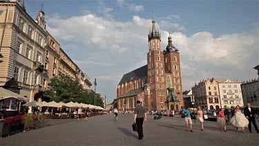 Saint Mary'S Mariacki Church & City Square, Krakow, Poland