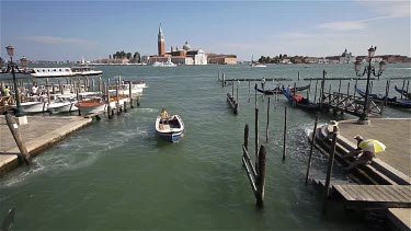 Gondola & San Giorgio Maggiore, Venice, Italy