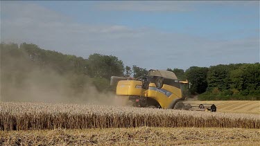 New Holland Combined Harvester, Bridlington, North Yorkshire, England