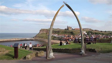 The Whale Jaw Bone Arch, Whitby, North Yorkshire, England
