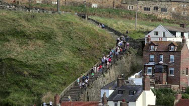 199 Steps To St. Mary'S Church & Abbey, Whitby, North Yorkshire, England