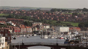 Swing Bridge & Harbour, Whitby, North Yorkshire, England