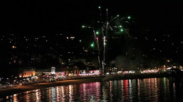 South Bay Firework Display, Scarborough, North Yorkshire, England
