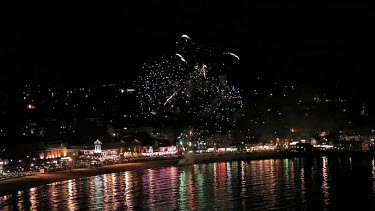 South Bay Firework Display, Scarborough, North Yorkshire, England