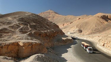 Road From Valley Of The Kings, Nile West Bank, Near Luxor, Egypt