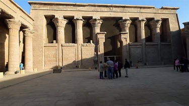 Court Of Offerings, Temple Of Horus, Edfu, Egypt, North Africa