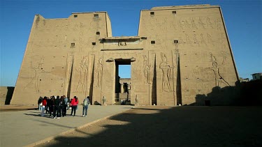 Pylon Of The Temple Of Horus, Edfu, Egypt, North Africa