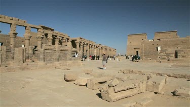 Colonnades To The Temple Of Isis, Philae, Agilkia Island, Aswan, Egypt